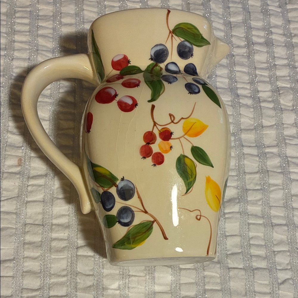 Floral Cream Pitcher/Vase-FTD
